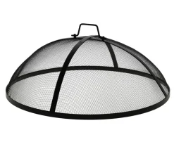 Esschert Design Feuerschalen - Esschert Funkenschutz für Feuerschale, ca. Ø59,2/H21,5 cm Schwarz