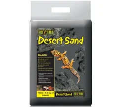 Exo Terra® Terrarium Zubehör - Desert Sand, Substrat für Wüstenterrarien Schwarz