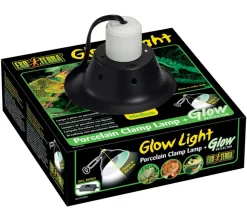 Exo Terra® Terrarientechnik > Glow Light, Porzellan Klemmlampe medium