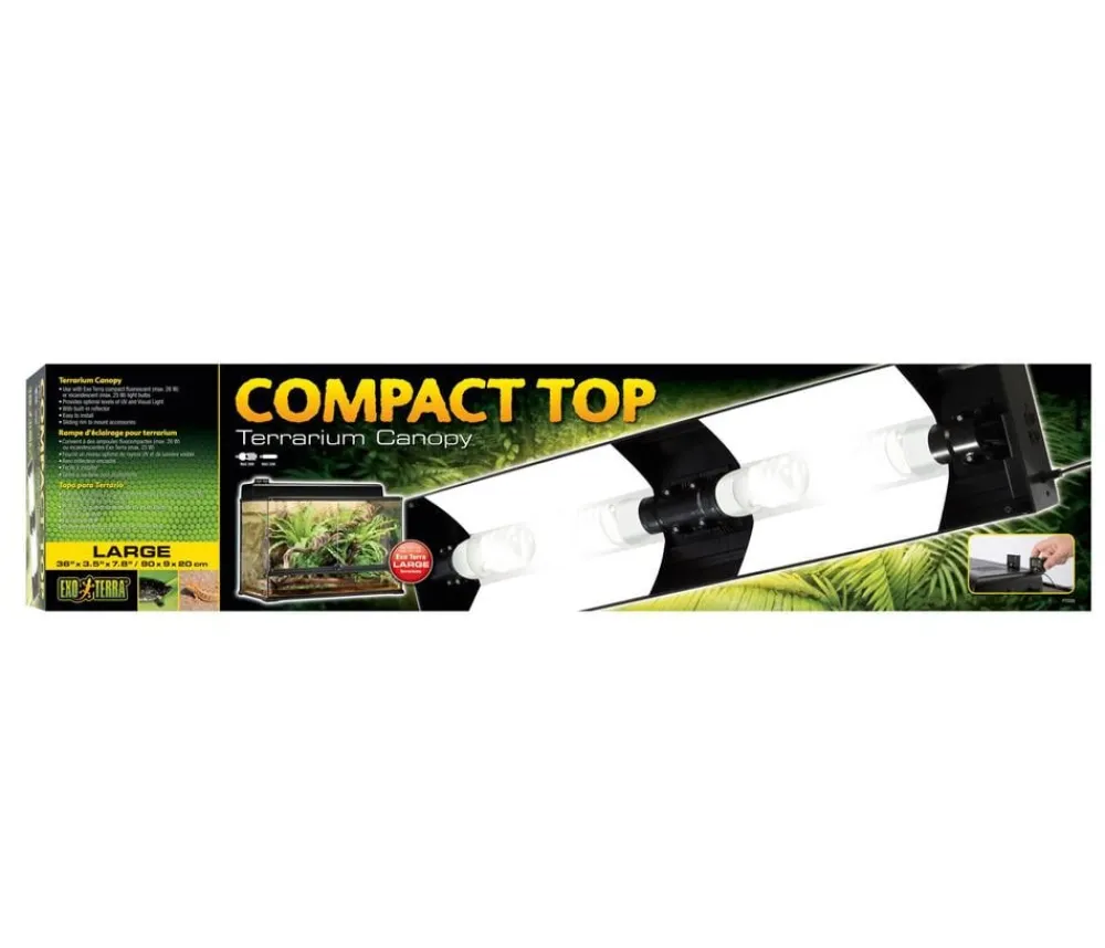 Exo Terra® Terrarientechnik > Terrarienlampen-Abdeckung Compact Top