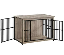 Feandrea Mehr Hundeschlafplätze > Hundekäfig, greige, ca. B98/H69/T65 cm