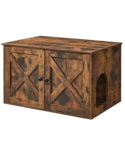 Feandrea Katzenklo > Katzenklo-Schrank mit Türen, ca. B80/H49,2/T53 cm