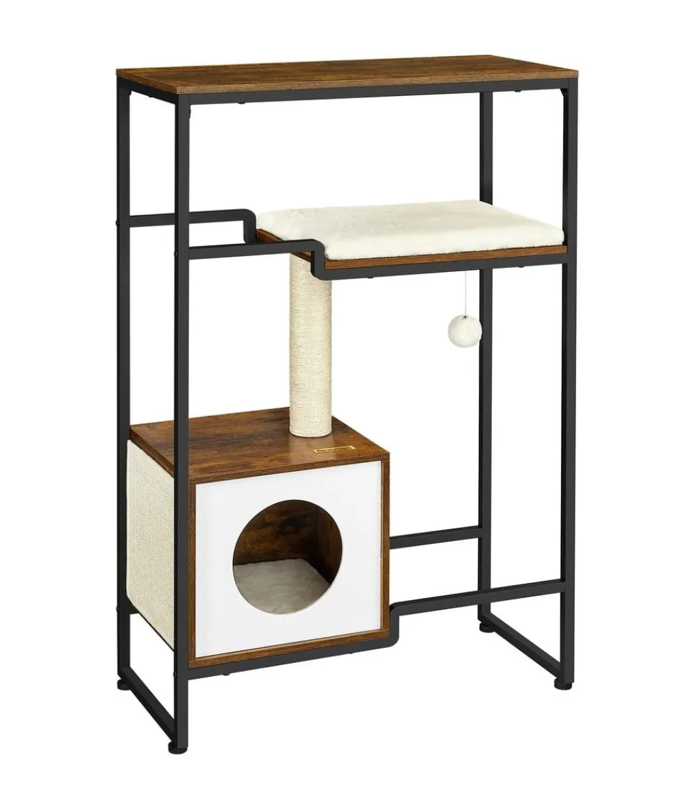 Feandrea Kratzbaum, , ca. B74/H114/T34 cm Braun Clearance