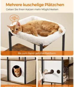 Feandrea Kratzbäume & Kratzmöbel - Kratzbaum, /, ca. B80/H153/T40 cm