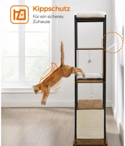 Feandrea Kratzbäume & Kratzmöbel - Kratzbaum, /, ca. B80/H153/T40 cm