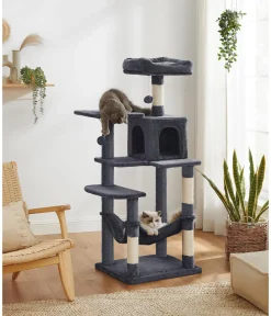 Feandrea Kratzbäume & Kratzmöbel > Kratzbaum, ca. B55/H143/T45 cm