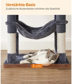 Feandrea Kratzbäume & Kratzmöbel > Kratzbaum, ca. B55/H143/T45 cm