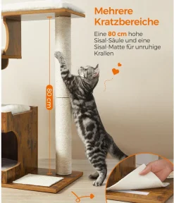 Feandrea Kratzbäume & Kratzmöbel > Kratzbaum, vintage, ca. B66/H88/T42 cm