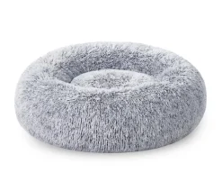 Feandrea Hundebetten & Körbe|Katzenbetten & Katzenkissen > Kuschelbett, rund, grau, Ø60/H20 cm