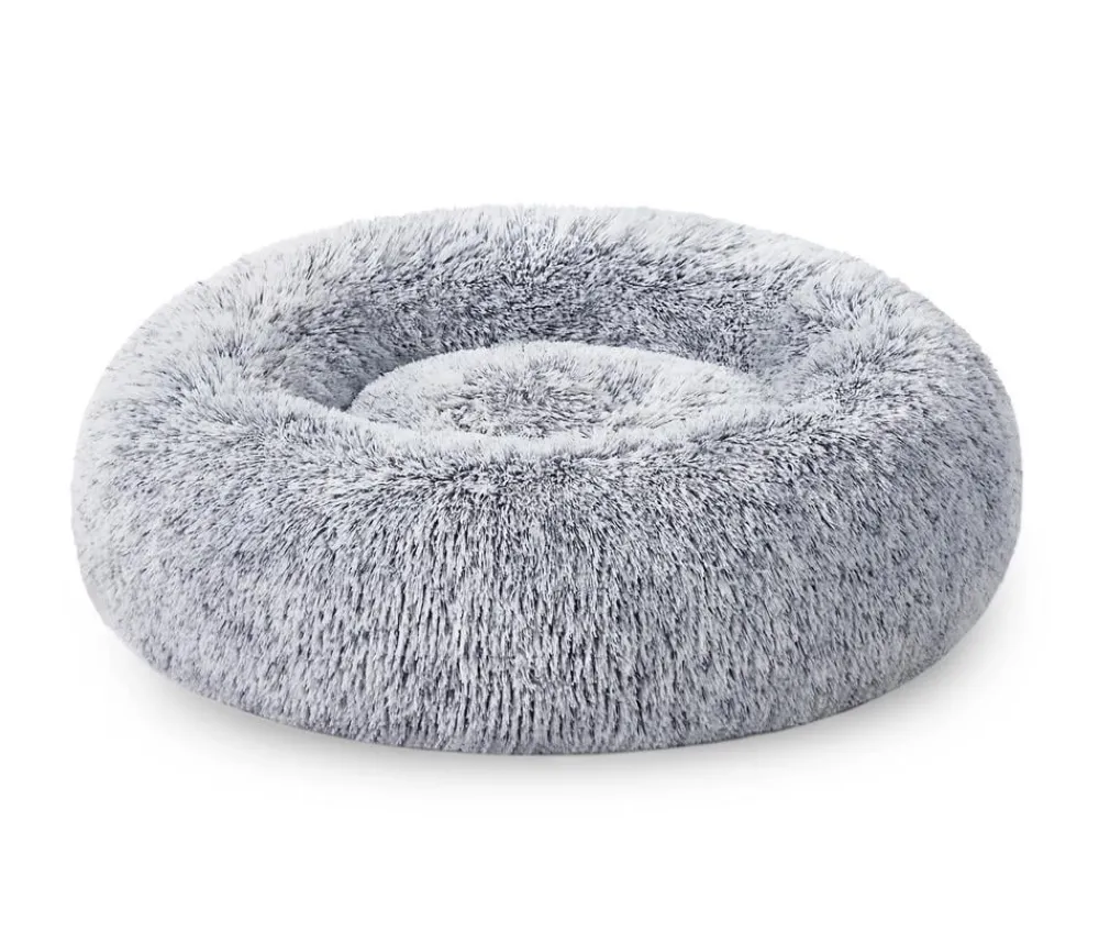 Feandrea Hundebetten & Körbe|Katzenbetten & Katzenkissen > Kuschelbett, rund, grau, Ø60/H20 cm