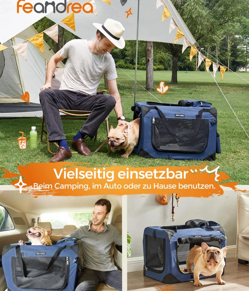 Feandrea Hundetransportboxen > Transporttasche, ca. B60/H40/T40 cm
