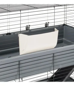 Ferplast® Nagerkäfige > ferplast Nagerheim Rabbit 120 Double, grau, ca. B118/H117/T58 cm
