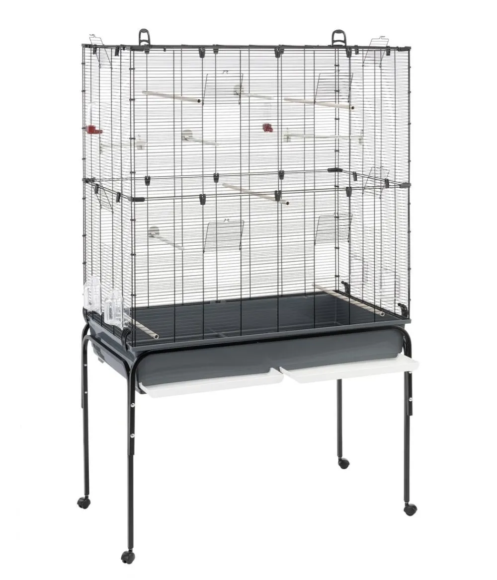Ferplast® ferplast Vogelheim Planeta, , ca. B99,5/H170/T53 cm Schwarz Discount