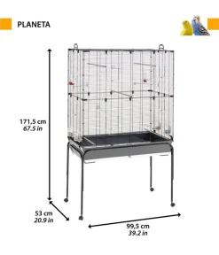 Ferplast® ferplast Vogelheim Planeta, , ca. B99,5/H170/T53 cm Schwarz Discount