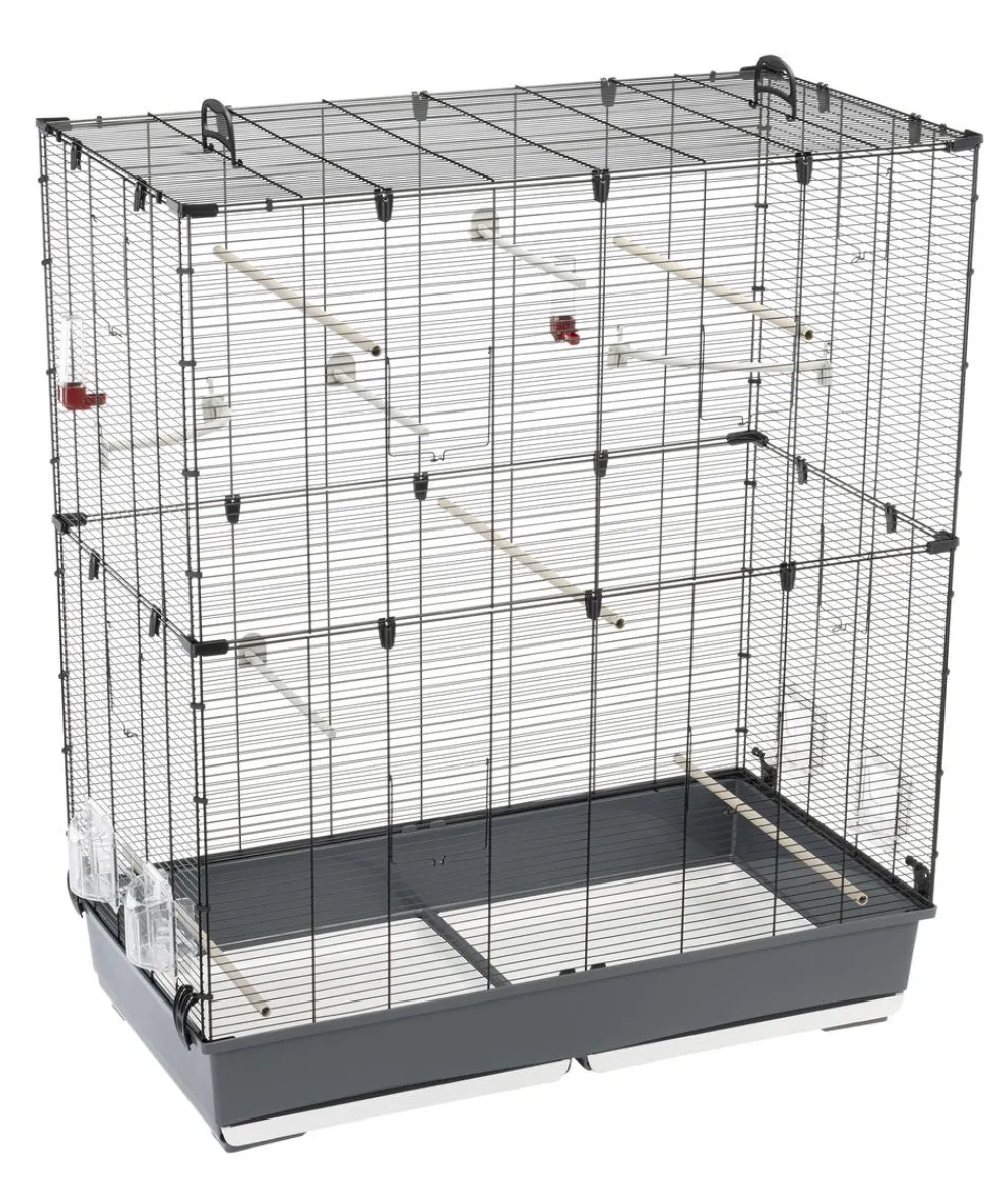 Ferplast® ferplast Vogelheim Planeta, , ca. B99,5/H170/T53 cm Schwarz Discount