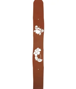 Ferrum Art Design Metall-Zaunlatte Blumenschmetterling, ca. H90 cm Braun Outlet