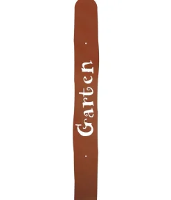 Ferrum Art Design Metall-Zaunlatte Garten, ca. H90 cm Braun Clearance