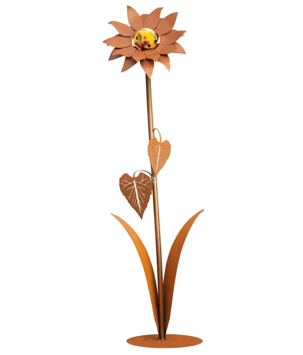 Ferrum Glas-Blume Sonnenblume, ca. H112 cm Hot
