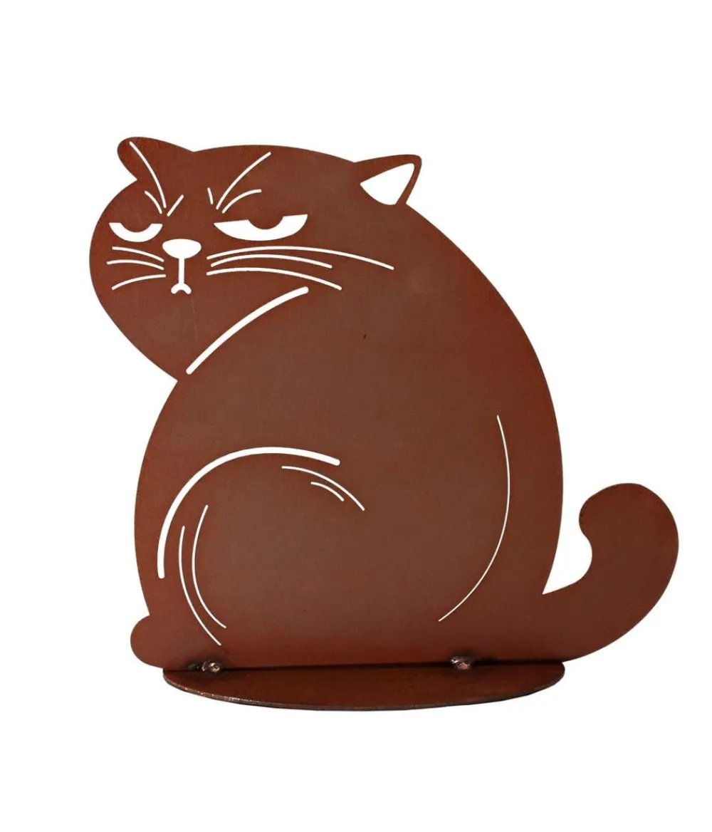 Ferrum Metall-Kater Gizmo, ca. H25 cm Braun Online
