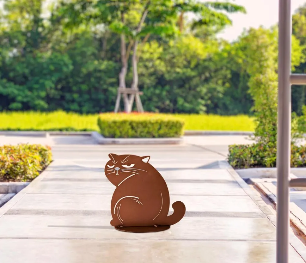 Ferrum Metall-Kater Gizmo, ca. H25 cm Braun Online