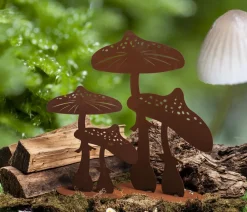 Ferrum Dekoartikel|Mehr Gartendekoration > Rost-Fliegenpilz