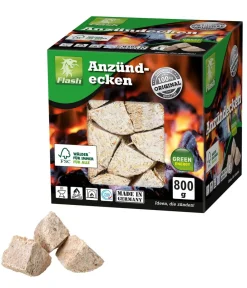 Flash Grillkohle & -Anzünder - Anzündecken, 800 g