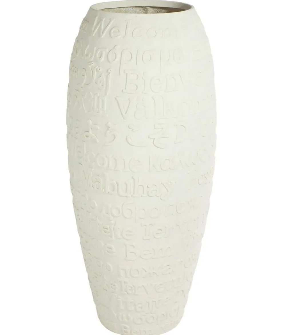 fleur ami Vasen|Blumentöpfe & Übertöpfe > Kunststoff-Vase Welcome, bauchig,