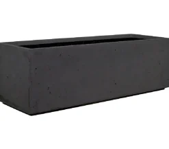 fleur ami Polystone-Raumteiler Divide, rechteckig, ca. B100/H30/T35 cm Dunkelgrau Clearance