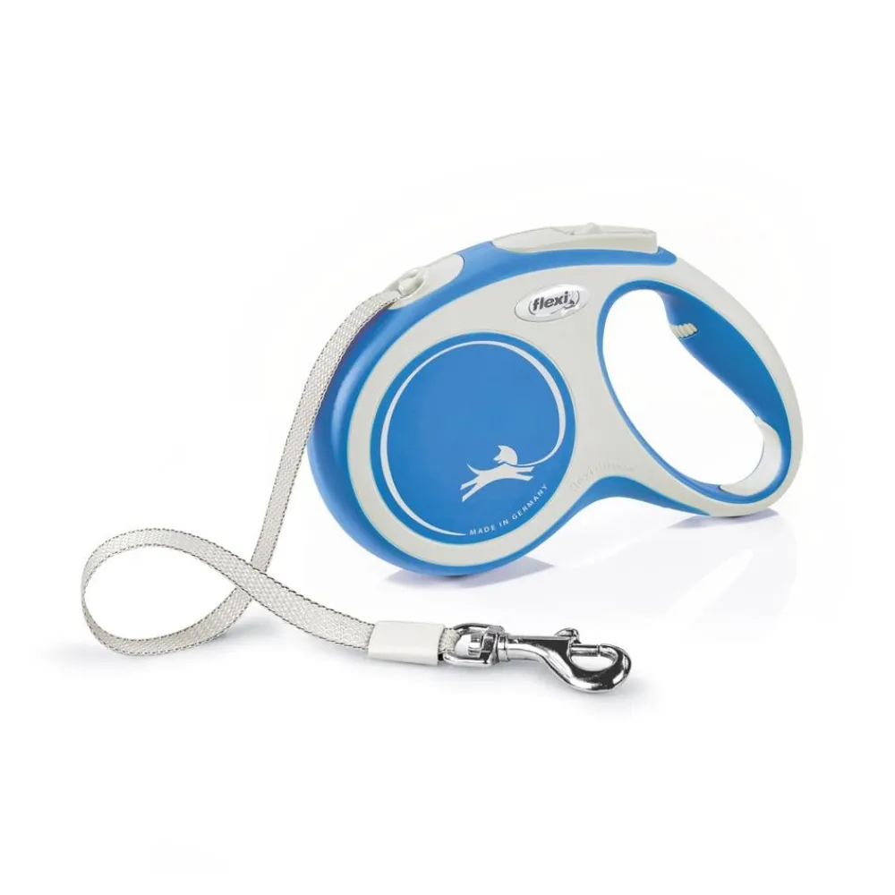 flexi® Hundeleine Gurt-Leine New Comfort, medium, 5 m Blau Best