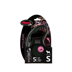 flexi® Hundeleine Seil-Leine New Classic, Small, 5m Schwarz Sale