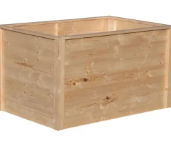 Floragard Spezialerde|Hochbeete & Frühbeete - Hochbeet-Set Universal inkl. 540 l Bio-Füllung, ca. B120/H80/T80 cm Natur