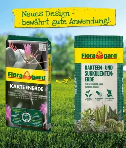 Floragard Spezialerde - Kakteen- und Sukkulentenerde, 3 x 10 l