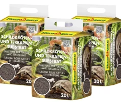 Floragard Blumenerde|Spezialerde - Schildkröten- und Terrariensubstrat, 3 x 20 l
