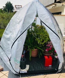 Florino Pflanzenfolien & Ernteschutz|Mehr Blumentopfzubehör - Winterschutz-Zelt