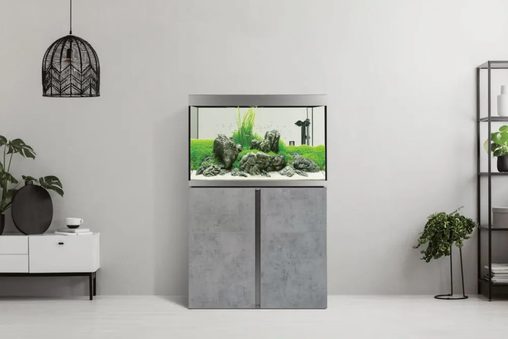 FLUVAL® Aquarium Komplettsets - Aquarium Kombination Siena 270, ca. B90/H128/T55 cm, 272 l Grau