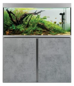 FLUVAL® Aquarium Kombination Siena 330, ca. B110/H128/T55 cm, 332 l Grau Hot
