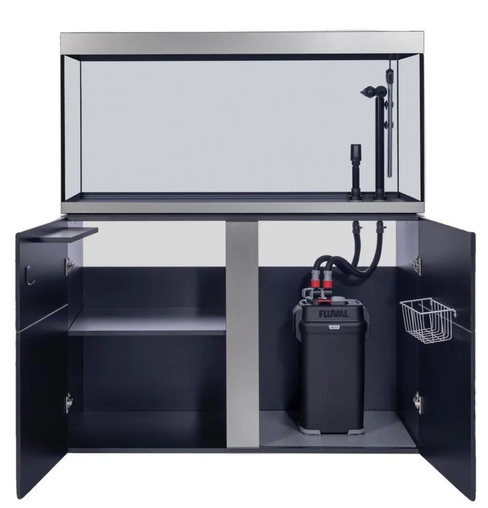 FLUVAL® Aquarium Komplettsets - Aquarium Kombination Siena 330, ca. B110/H128/T55 cm, 332 l Schwarz