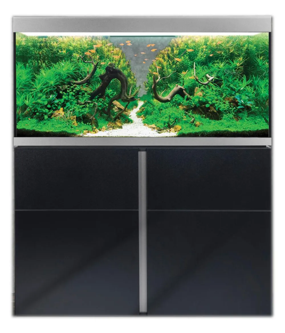 FLUVAL® Aquarium Komplettsets - Aquarium Kombination Siena 330, ca. B110/H128/T55 cm, 332 l Schwarz