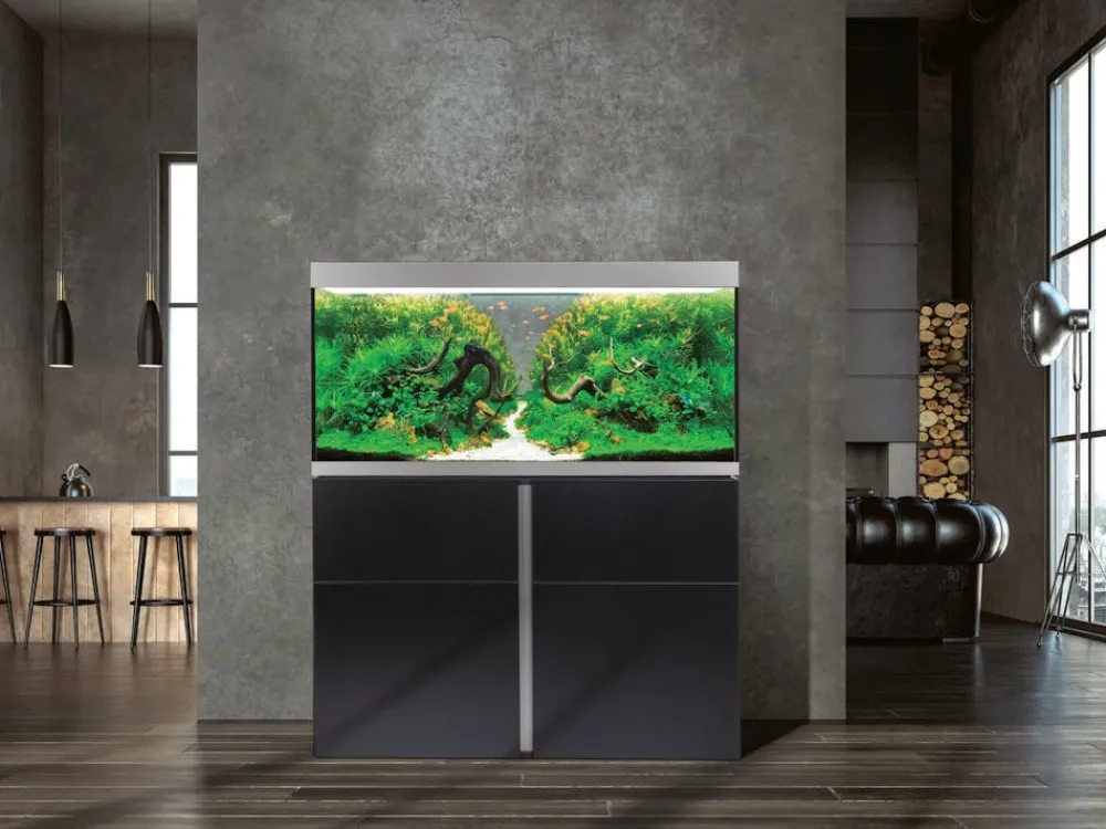 FLUVAL® Aquarium Komplettsets - Aquarium Kombination Siena 330, ca. B110/H128/T55 cm, 332 l Schwarz