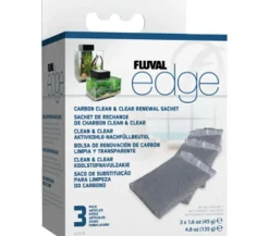 FLUVAL® Mehr Aquarium Zubehör - Edge Aktivkohle-Nachfüllbeutel, Clean & Clear, 3er