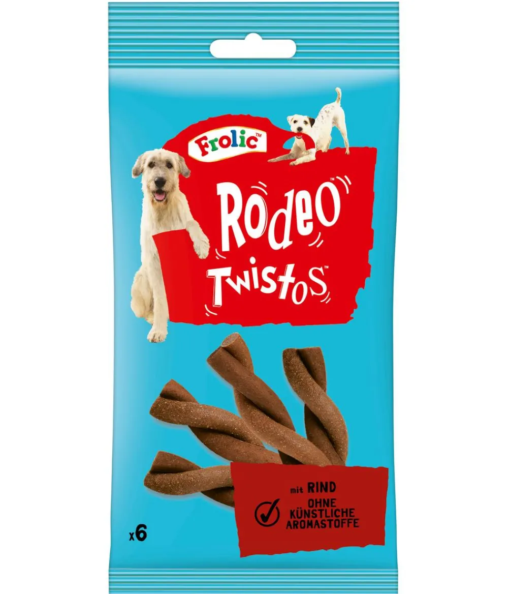 Frolic® Hundeleckerlies > Hundesnack Rodeo Twistos, Rind, 6 Stk.