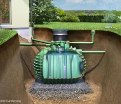 Garantia Regentonnen & Zisternen - Gartenpaket Cristall PROline Grün