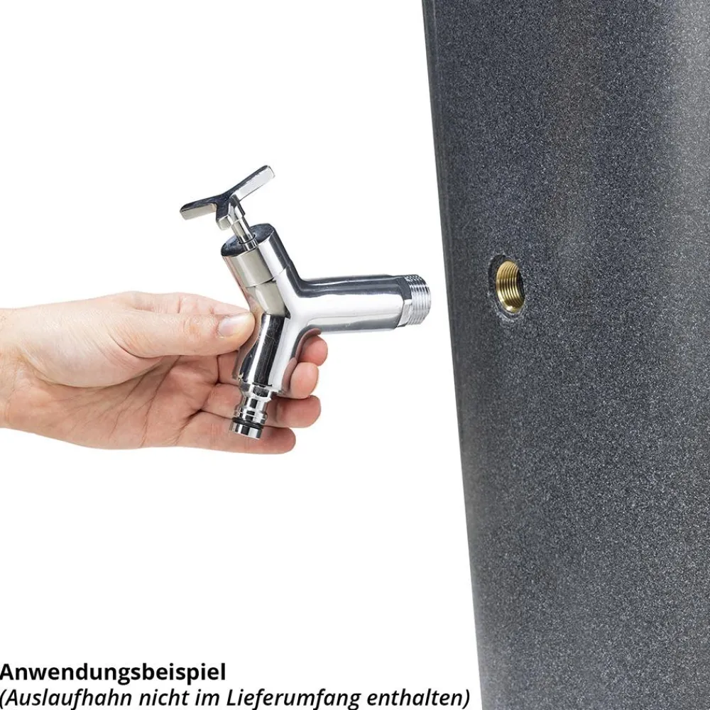Garantia 2in1 Regenspeicher Stone Lava, 210 l Dunkelgrau Hot
