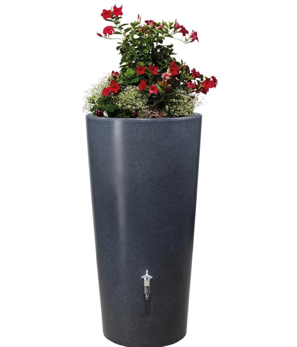 Garantia 2in1 Regenspeicher Stone Lava, 210 l Dunkelgrau Hot