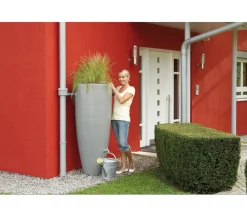 Garantia Regentonnen & Zisternen - 2in1 Wasserbehälter, 300 l Hellgrau