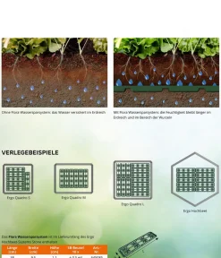 Garantia Hochbeete & Frühbeete > Kunststoff-Hochbeet Ergo Quadro Wood inkl. Wassersparsystem