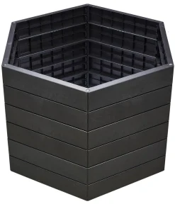 Garantia Kunststoff-Hochbeet Ergo Stone inkl. Wassersparsystem Anthrazit New