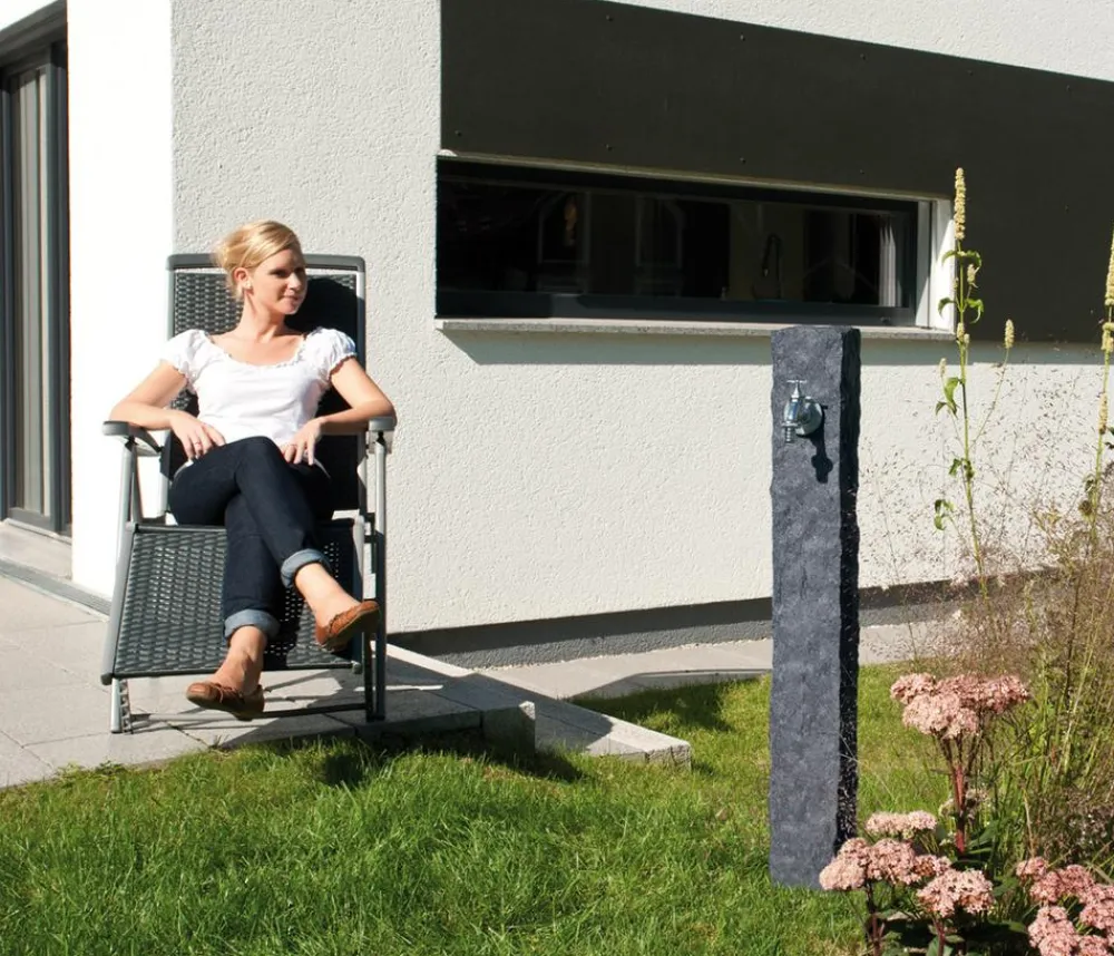 Garantia Gartenbrunnen > Kunststoff-Wasserzapfsäule Granit, ca. H100 cm
