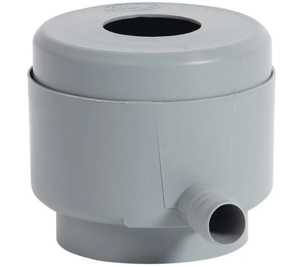 Garantia Regentonnen-Füllautomat für Fallrohre Grau New