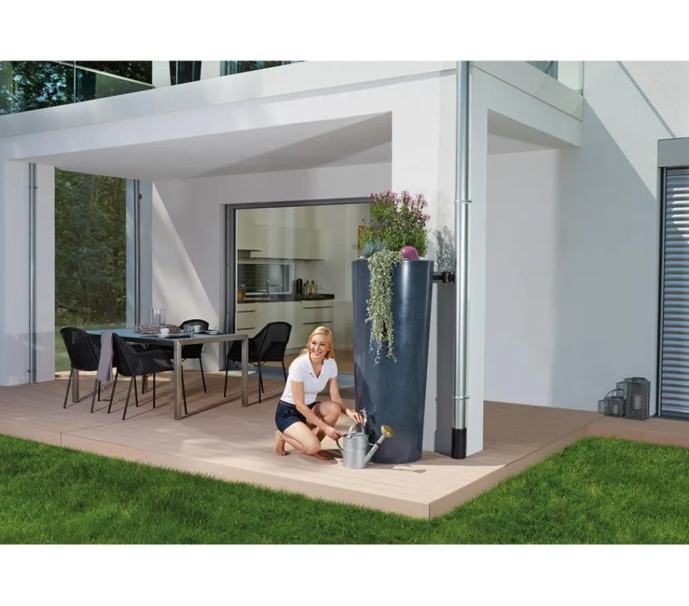 Garantia Regentonnen & Zisternen > Stone 2in1 Regenspeicher 350 l